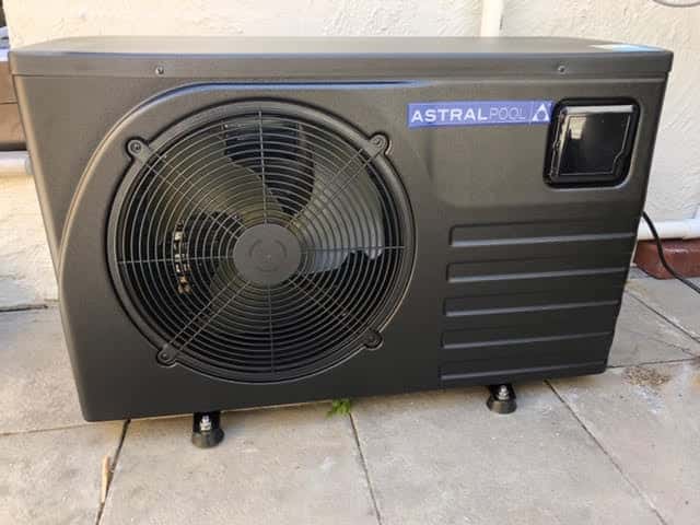 Astral Eco inverter heat pump installation.