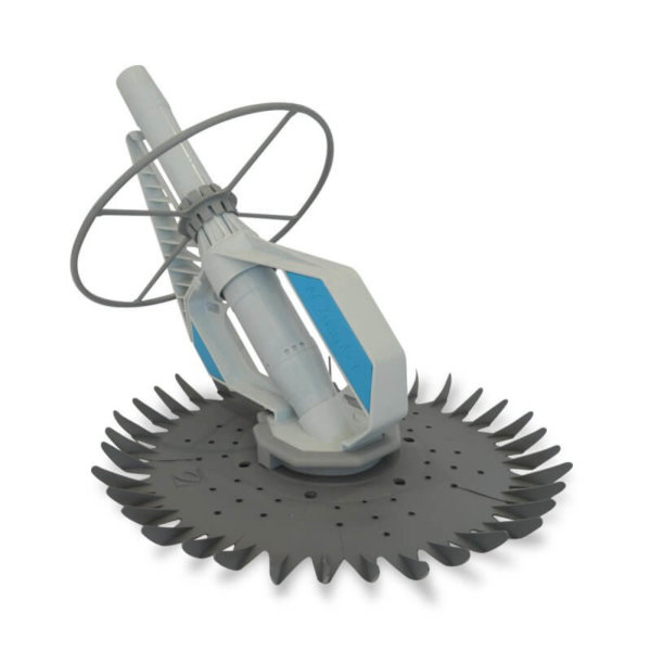 Gray Zodiac Aquashere suction pool cleaner against a white background.