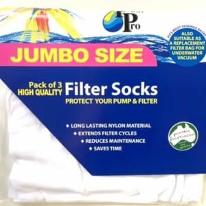 Filter Socks Jumbo size skimmer baskets in packaging.