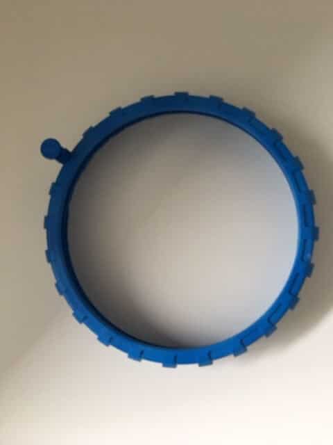 Blue locking ring for Monarch EcoPure Cartridge filters.