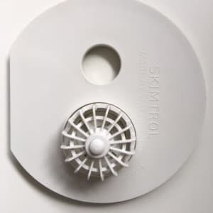 White Waterco skimmer plate against a white background.