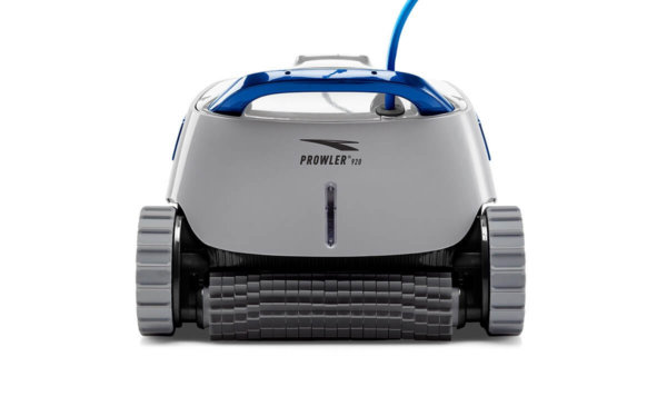 Gray Pentair Prowler 920 robotic pool cleaner against a white background.