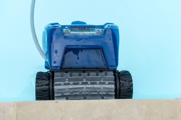Blue Zodiac TX35 robotic pool cleaner.