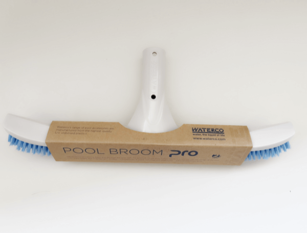 Waterco pool broom head against a white background.