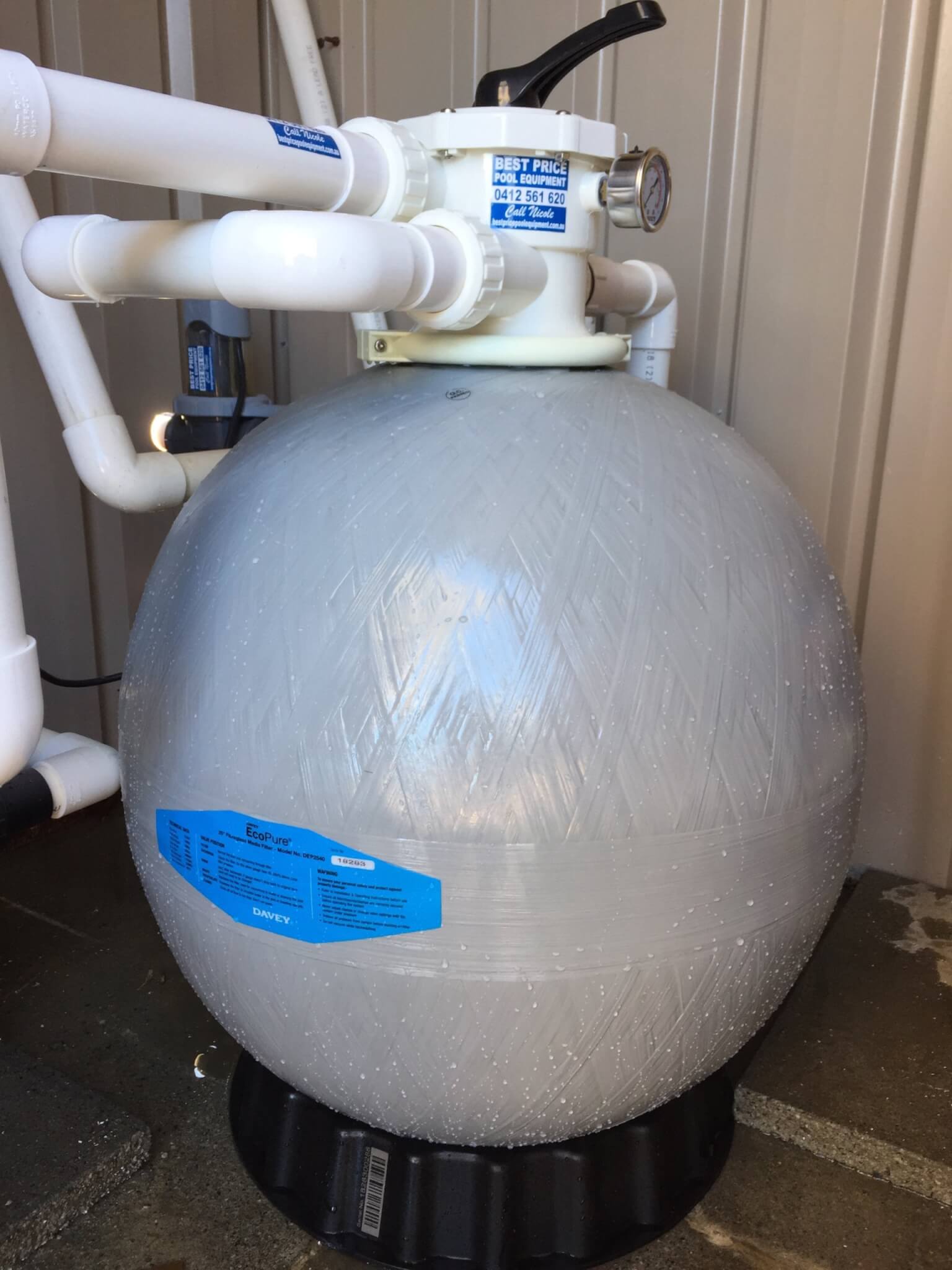 Replacing a cartridge filter with a glass media filter Best Price