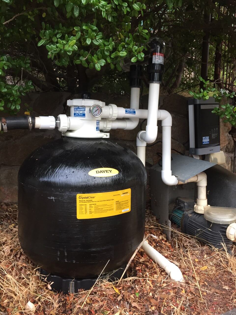 Installation of Sand Filter and Chlorinator East of Perth Best Price