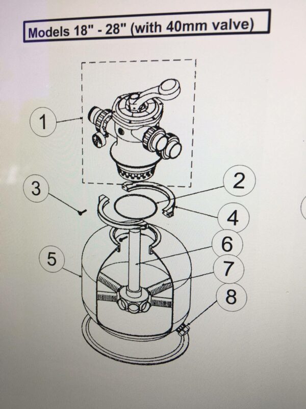 Davey/ Monarch Clamp Set F25 Sand Filter Tank - Image 2