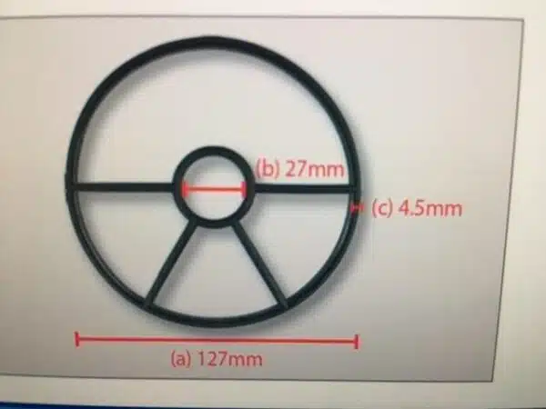 Spider Gasket to suit Astral Hurlcon 2009 - current (generic) - Image 2