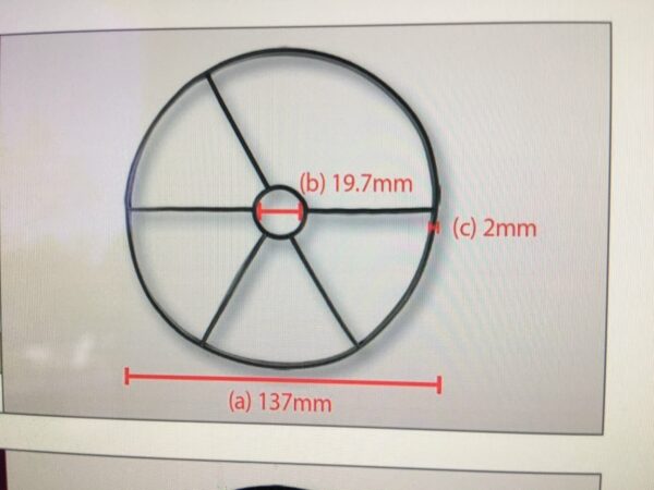 Spider Gasket to suit Poolrite 40mm - Image 2