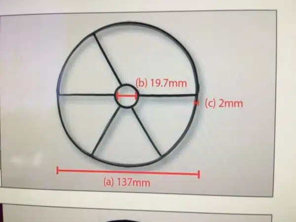 Spider Gasket to suit Poolrite 40mm - Image 2
