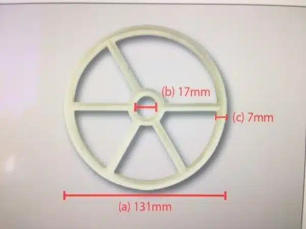 Spider Gasket 40mm Generic Davey FG, Monarch Reliance, Zodiac - Image 2