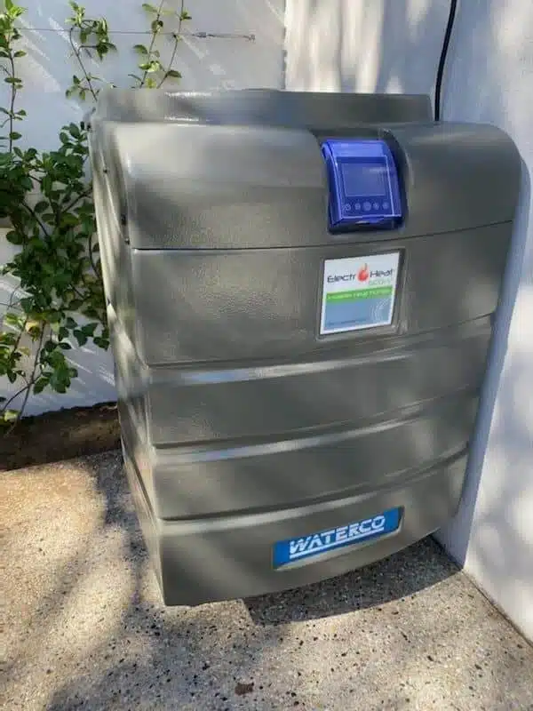 Electroheat ECO-V Inverter pool heat pump front view.