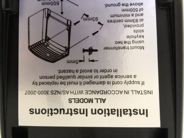 Spa Electrics 12 volt 25Va Light Transformer - Image 6