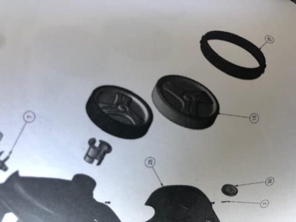 Zodiac Front Wheel With Tyre for V3 & VX40 - Image 4