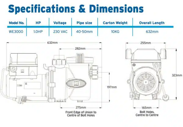 Zodiac Flo Pro E3 Variable Speed Energy Saving Pump - Image 2