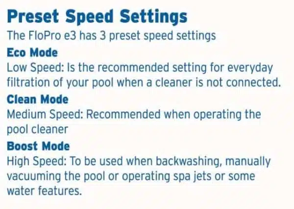 Zodiac Flo Pro E3 Variable Speed Energy Saving Pump - Image 3