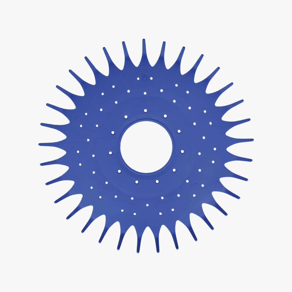 Blue spiked replacement seal disc for Mako suction pool cleaners