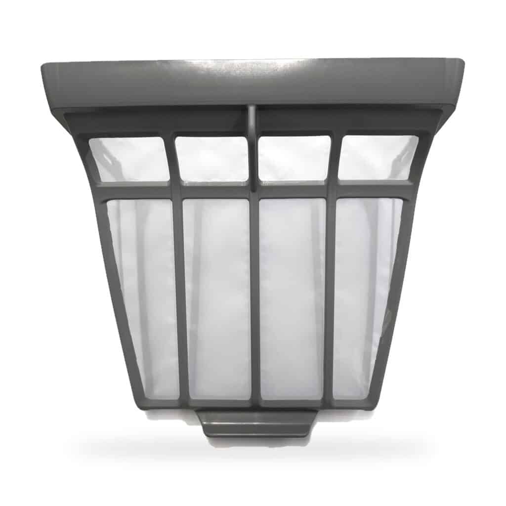 Top view of a Zodiac 60-micron filter canister basket for robotic pool cleaners